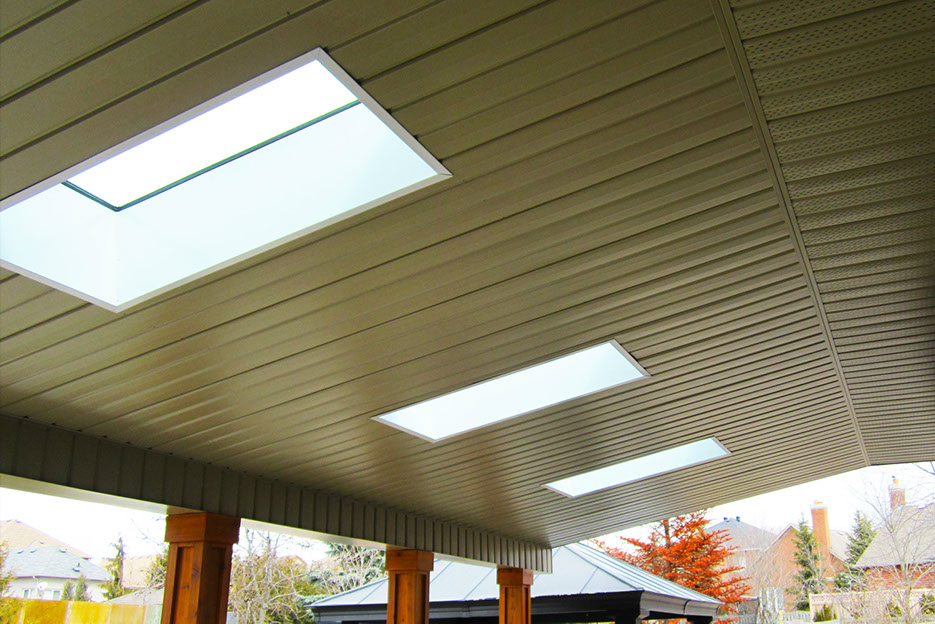 Custom sunroof patio